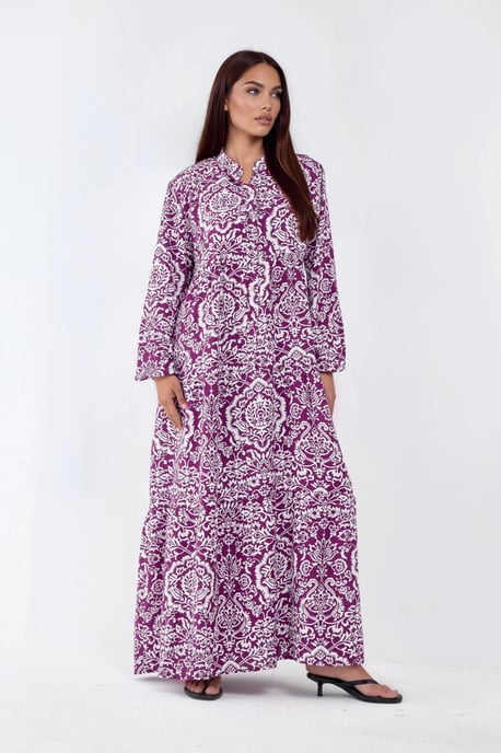Bequemes gemustertes Maxikleid - Image 5
