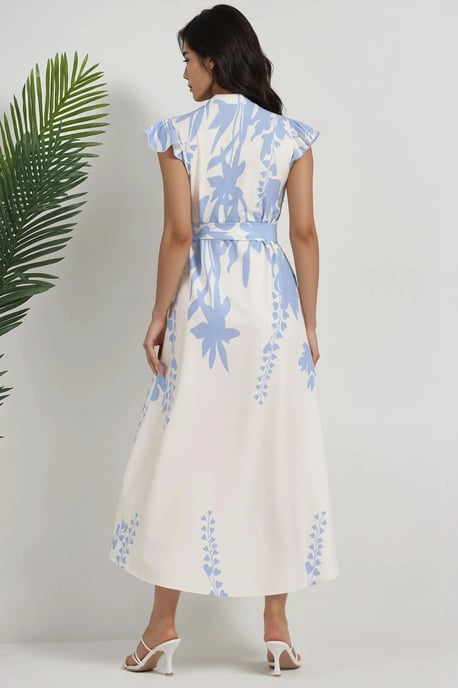 Blumen Tippet Maxi Kleid - Image 3