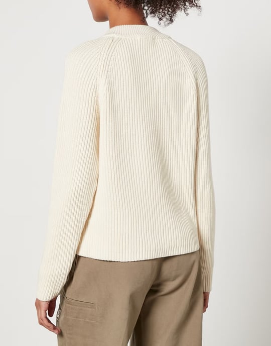 Gerippter Pullover mit Logo-Patch - Image 4