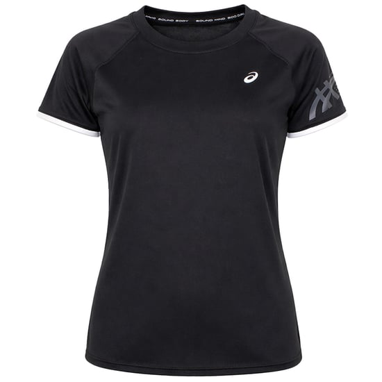 Asics Icon Damen Schwarz T-Shirt - Image 1