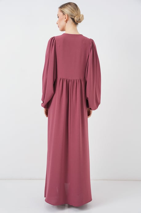 Gemustertes Maxikleid mit Schleife - Image 6