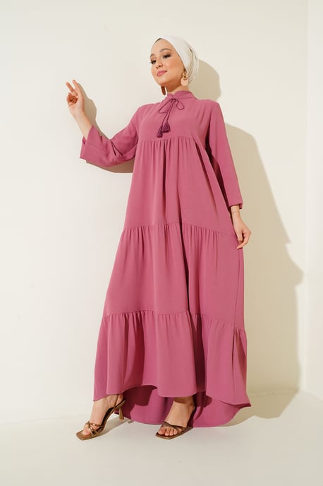 Maxikleid mit Schleifendetail - Image 3