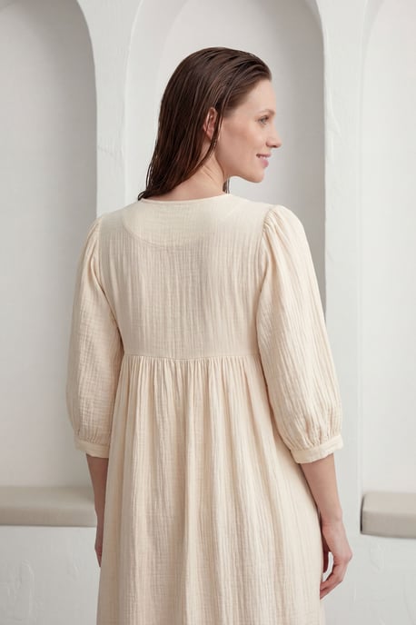 Maxikleid mit gebundenem Detail und lässiger Passform - Image 2