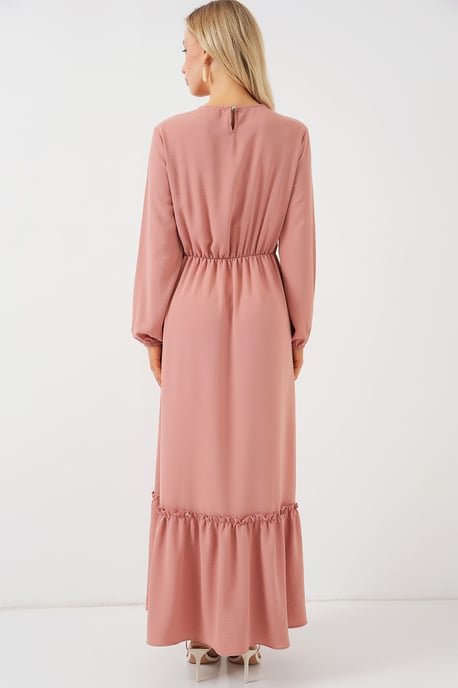 Besticktes Maxikleid mit Rundhalsausschnitt - Image 6