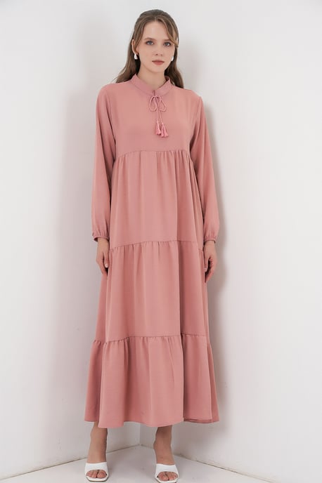 Maxikleid mit Schleifendetail - Image 4
