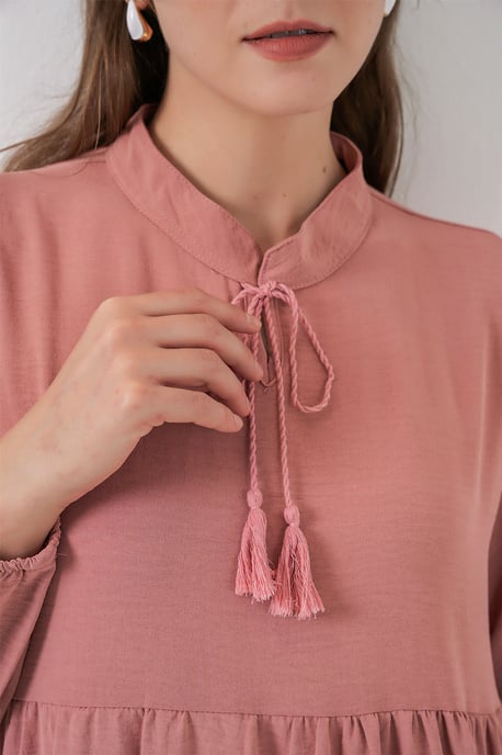 Maxikleid mit Schleifendetail - Image 5