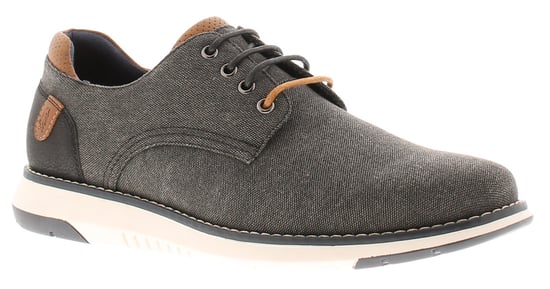 Hush Puppies Herren Schuhe Canvas Memory Foam Bruce grau - Image 1