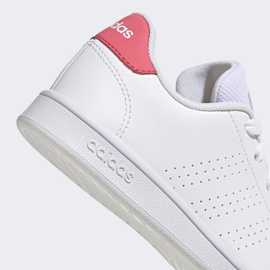 Baskets Advantage Court adidas Pour Fille en Blanc Rose - Image 5