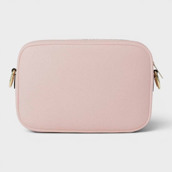 Michael Kors Geprägte Leder Kamera Crossbody Tasche - Rose - Image 3