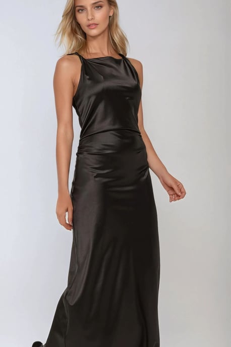 Satin-Maxikleid - Image 3