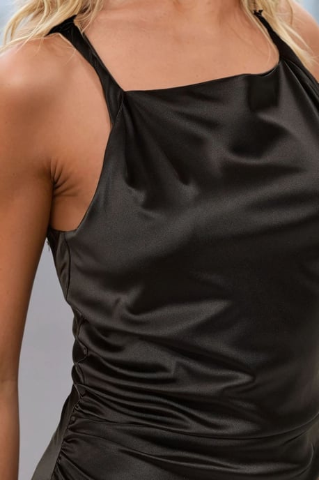 Satin-Maxikleid - Image 5