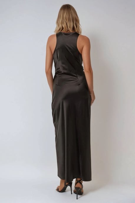 Satin-Maxikleid - Image 6