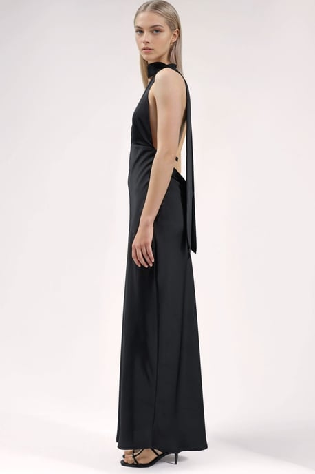 V-Ausschnitt Bodycon Maxikleid - Image 4