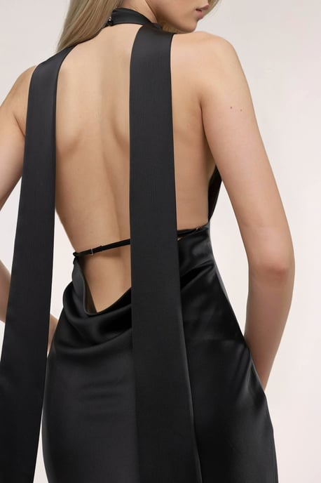 V-Ausschnitt Bodycon Maxikleid - Image 5