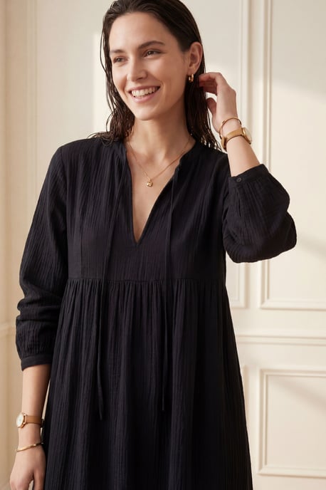 Maxikleid mit Schleifendetail und lockerer Passform - Image 2