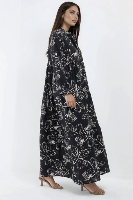 Bequemes gemustertes Maxikleid - Image 2
