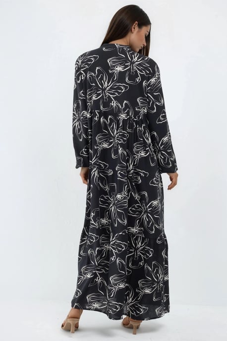Bequemes gemustertes Maxikleid - Image 3