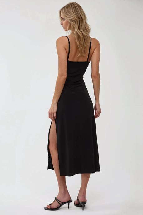 Bodycon-Maxikleid mit seitlichem Schlitz - Image 3