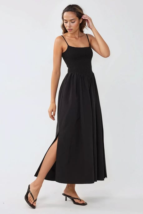 Maxikleid mit quadratischem Ausschnitt in A-Form - Image 6