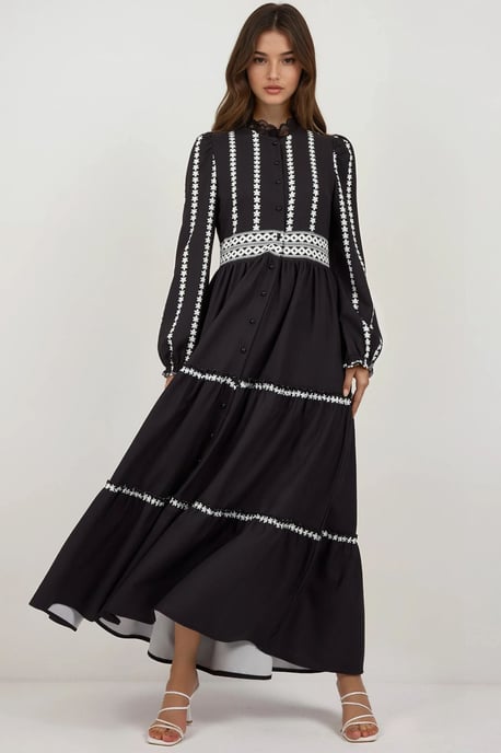 Blühendes Tippet Maxi-Kleid - Image 1