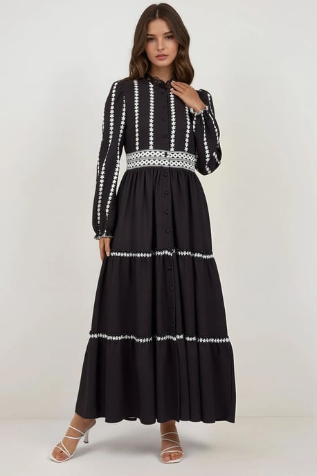 Blühendes Tippet Maxi-Kleid - Image 3