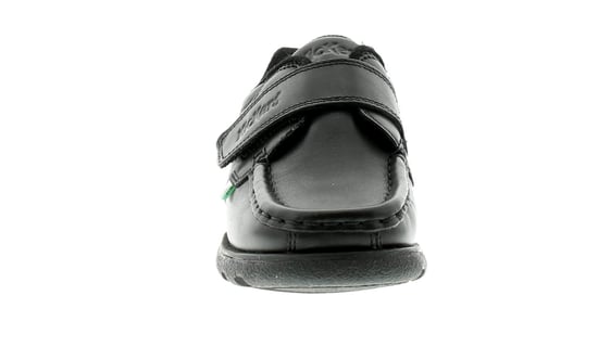 Kickers Jungen Schulschuhe Fragma Riemen3 Kleinkind Leder Klettverschluss schwarz - Image 2