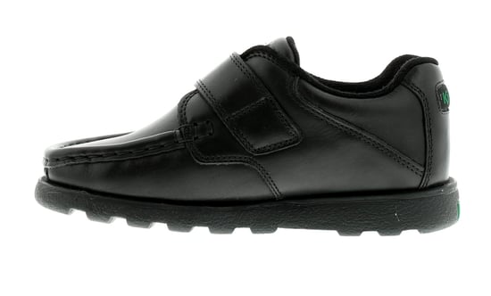 Kickers Jungen Schulschuhe Fragma Riemen3 Kleinkind Leder Klettverschluss schwarz - Image 3