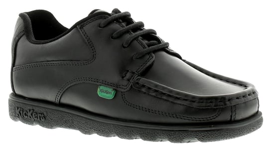 Kickers Jungenschulschuhe Fragma Schnürschuh 3 Junior Leder Schnürsenkel schwarz - Image 1