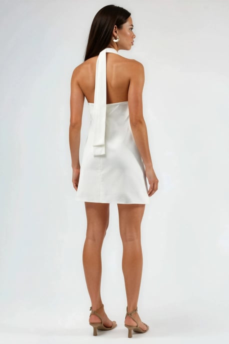 Halter-Neck Kleid mit offenem Rücken - Image 3