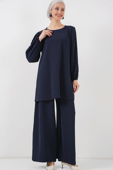 Tunika & Weitbeinige Hose Zwei-Teiler Set - Image 4