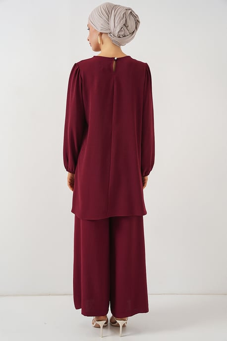Tunika & Weitbeinige Hose Zwei-Teiler Set - Image 6