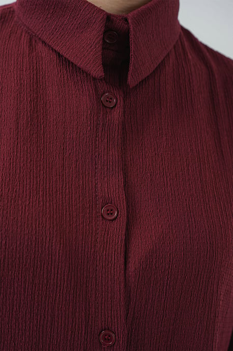 Texturiertes Langarm-Strickshirt und -Hosen Set - Image 5