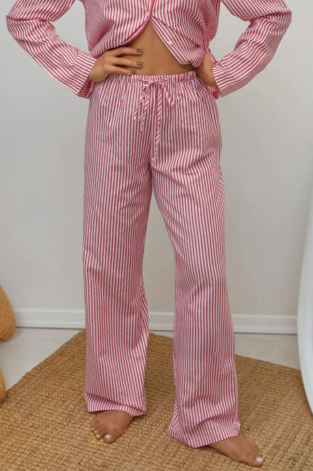 Gestreiftes Baumwoll-Pyjamaset - Image 3