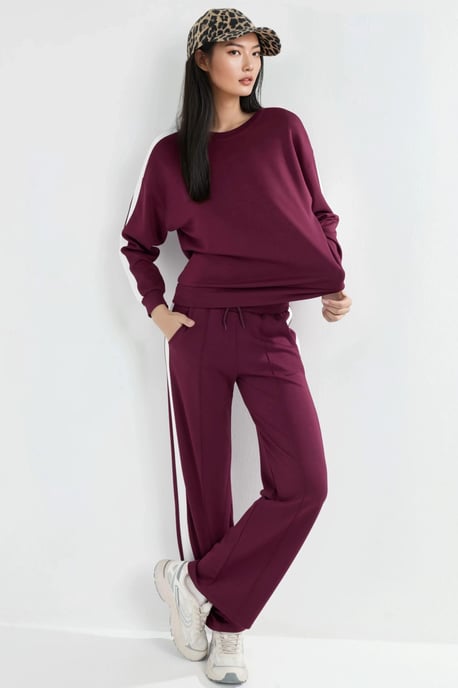 Modal Touch Regular Fit Sweatshirt- und Hosen-Set - Image 1