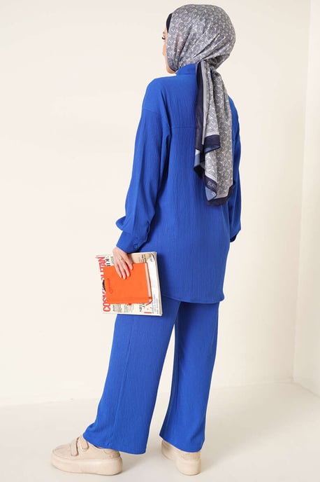 Oversized Shirt & Hose Zweiteiliges Set - Image 4