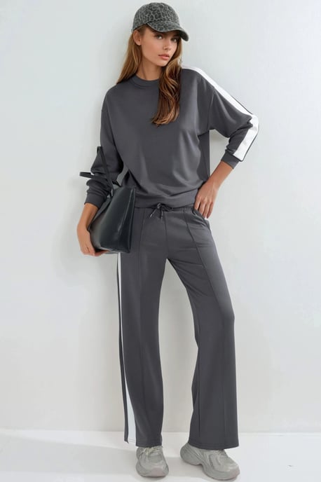 Modal Touch Regular Fit Sweatshirt- und Hosen-Set - Image 1