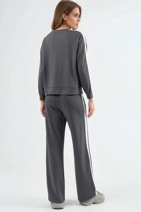 Modal Touch Regular Fit Sweatshirt- und Hosen-Set - Image 3