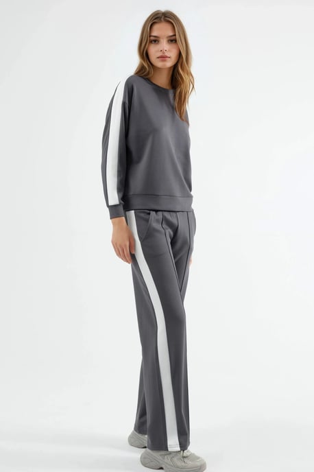 Modal Touch Regular Fit Sweatshirt- und Hosen-Set - Image 4