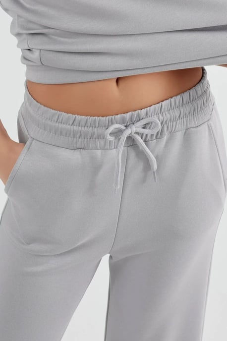 Modal Touch Rundhals-Sweatshirt & Weite Hosen Zweiteiliges Set - Image 6