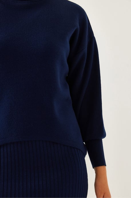 Rippstrick-Turtleneck-Strickset - Image 4