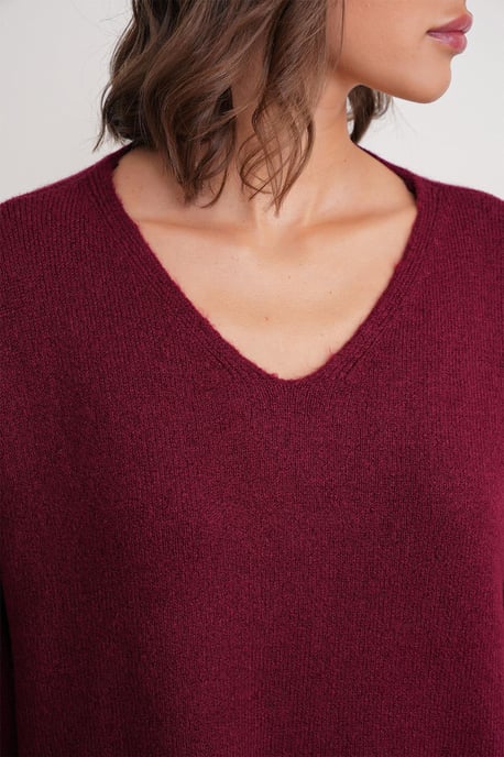V-Ausschnitt Strickpullover & Rock Ko-Ord Set - Image 6