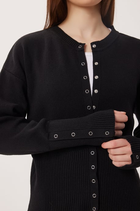 Rippstrick-Co-Ord-Set mit Knopfverschluss - Image 5