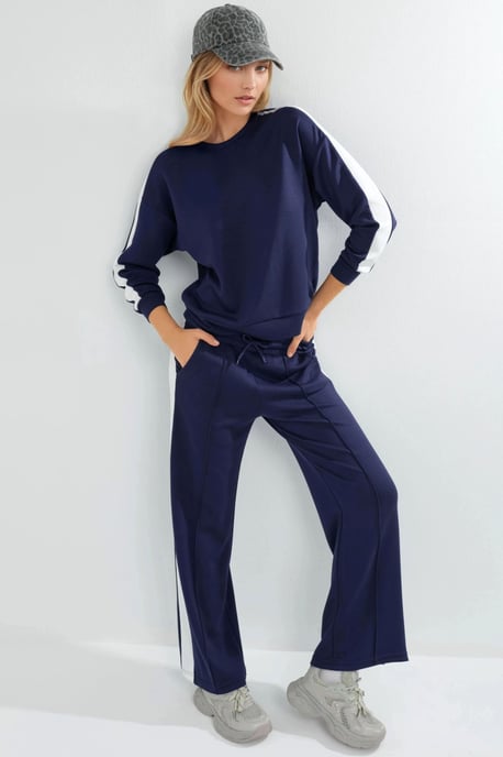Modal Touch Regular Fit Sweatshirt- und Hosen-Set - Image 4