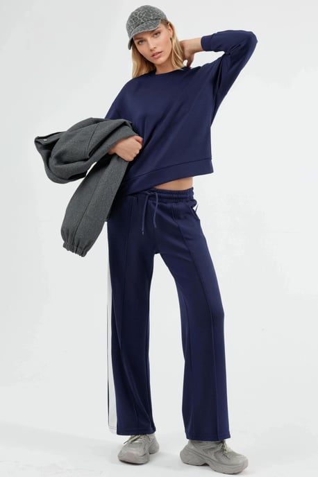 Modal Touch Regular Fit Sweatshirt- und Hosen-Set - Image 5
