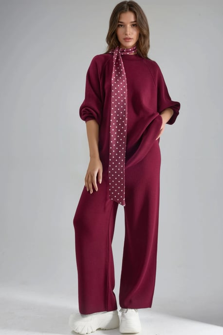 Lässiger Pullover und Hose Strick-Set - Image 2