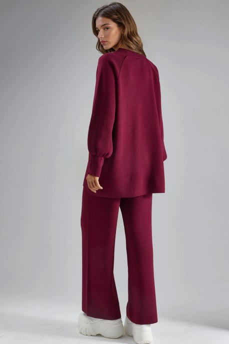 Lässiger Pullover und Hose Strick-Set - Image 4