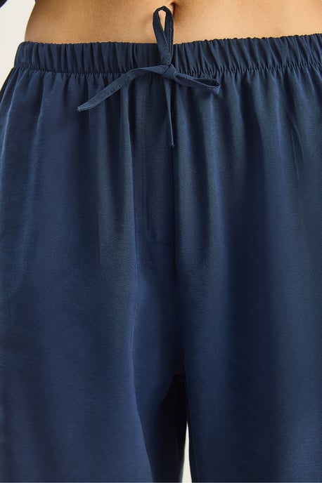 Bianco Lucci Zweiteiliges Set: Shirt und Hose (Coord-Set) - Marineblau - Image 6