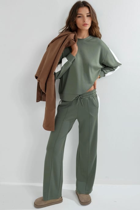 Modal Touch Regular Fit Sweatshirt- und Hosen-Set - Image 1