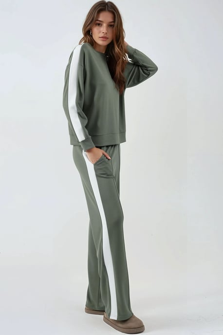 Modal Touch Regular Fit Sweatshirt- und Hosen-Set - Image 2