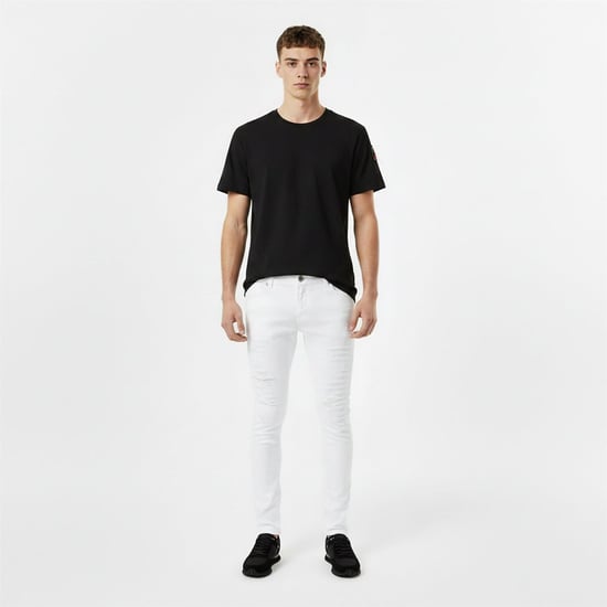 Kriminelle Schäden Camden Mens White Jeans - Image 5